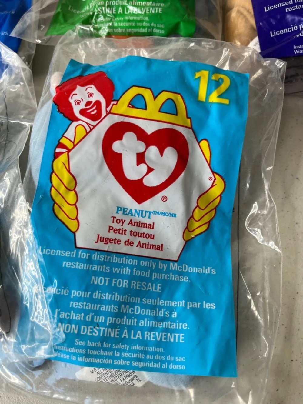 Ty Beanie Babies McDonald's Collectible Plush 1998